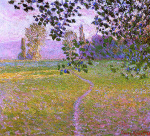  Claude Oscar Monet Morning Landscape, Giverny (also known as Landscape in the Morning) - Art Print