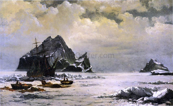  William Bradford Morning on the Artic Ice Fields - Art Print