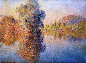 Claude Oscar Monet Morning on the Seine - Art Print