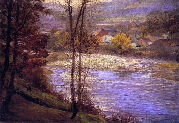  John Ottis Adams Morning on the Whitewater - Art Print