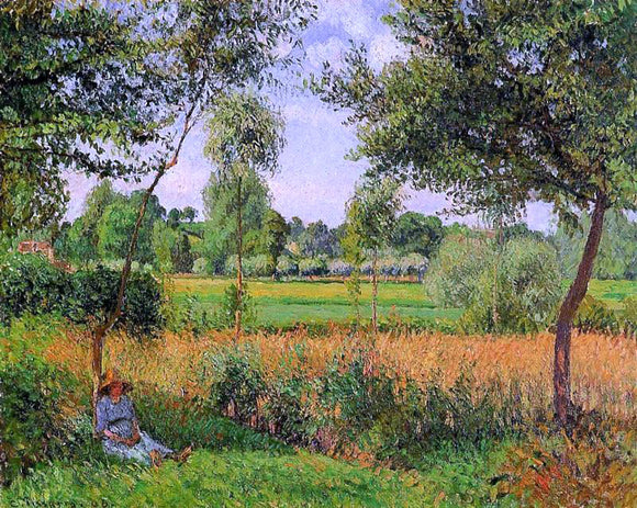  Camille Pissarro Morning, Sun Effect, Eragny - Art Print