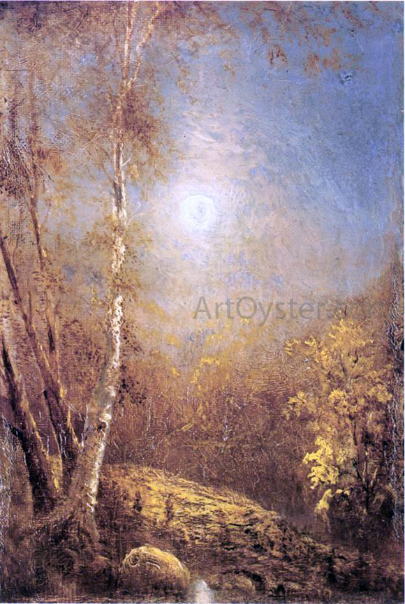  Louis Remy Mignot Morning Sun in Autumn - Art Print