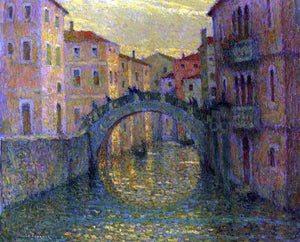  Henri Le Sidaner A Morning, Sunshine, Venice - Art Print