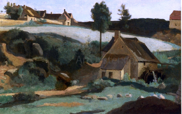  Jean-Baptiste-Camille Corot Morvan, The Little Mill - Art Print