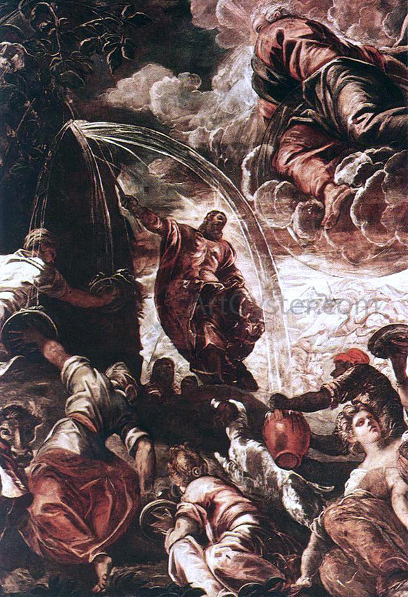  Jacopo Robusti Tintoretto Moses Drawing Water from the Rock [detail: 1] - Art Print
