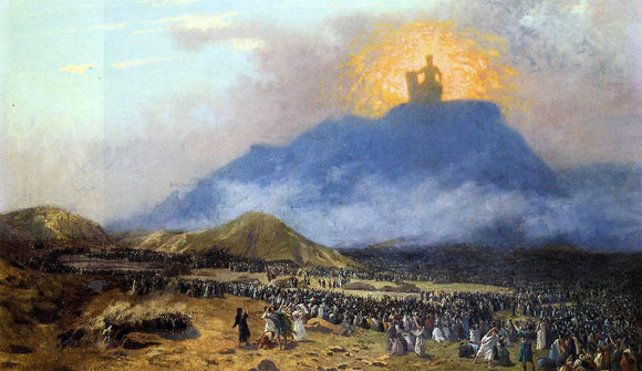  Jean-Leon Gerome Moses on Mount Sinai - Art Print