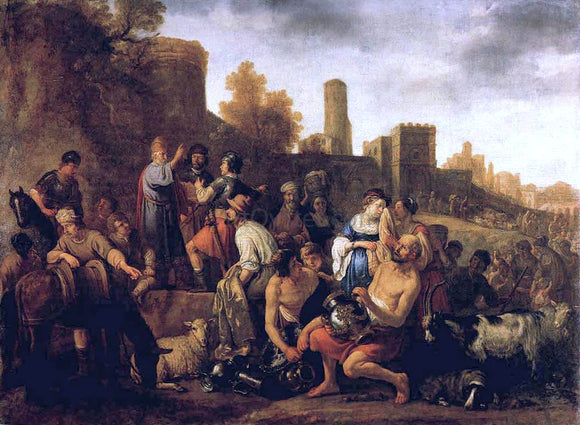  Claes Cornelisz Moeyaert Moses Ordering the Slaughter of the Midianitic - Art Print