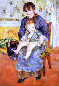  Pierre Auguste Renoir Mother and Child - Art Print