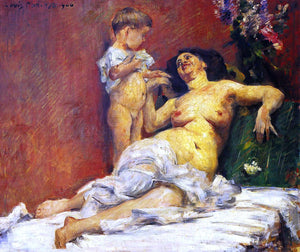  Lovis Corinth Mother and Child - Art Print