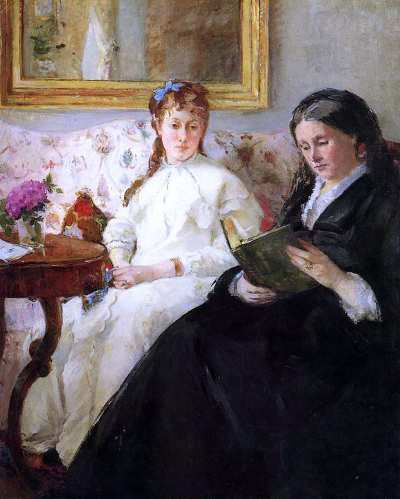  Berthe Morisot Mother and Sister of the Artist - Art Print