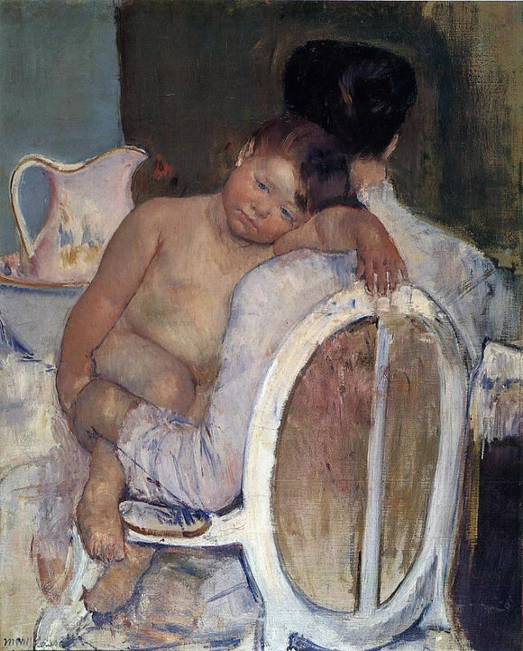  Mary Cassatt Mother Holding a Child in Her Arms - Art Print