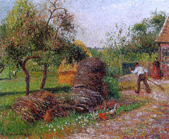  Camille Pissarro Mother Lucien's Yard - Art Print