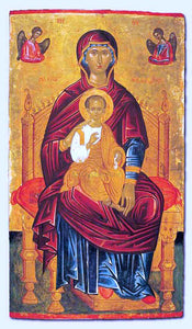  Andreas Ritzos Mother of God Enthroned - Art Print