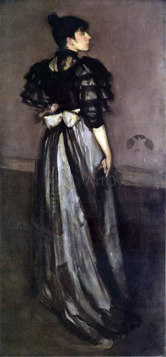  James McNeill Whistler Mother of Pearl and Silver: The Andalsiian - Art Print