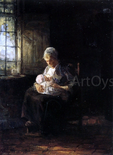  Jozef Israels Motherhood - Art Print