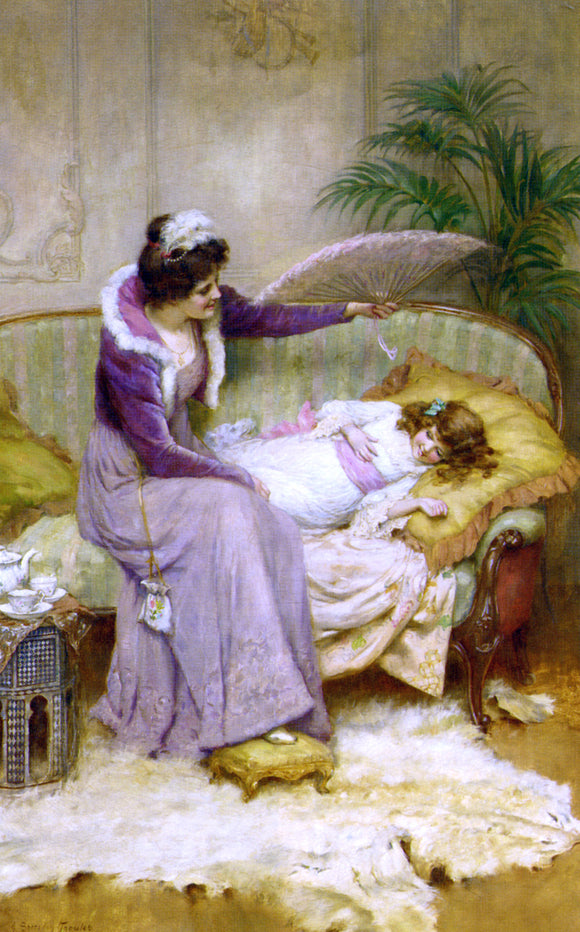  George Sheridan Knowles Mother's Comfort - Art Print