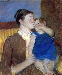  Mary Cassatt Mother's Goodnight Kiss - Art Print