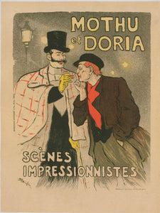  Theophile Alexandre Steinlen Mothu et Doria - Art Print