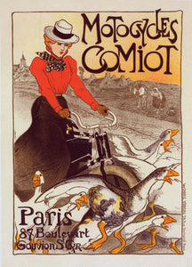  Theophile Alexandre Steinlen Motocycles Comiot - Art Print