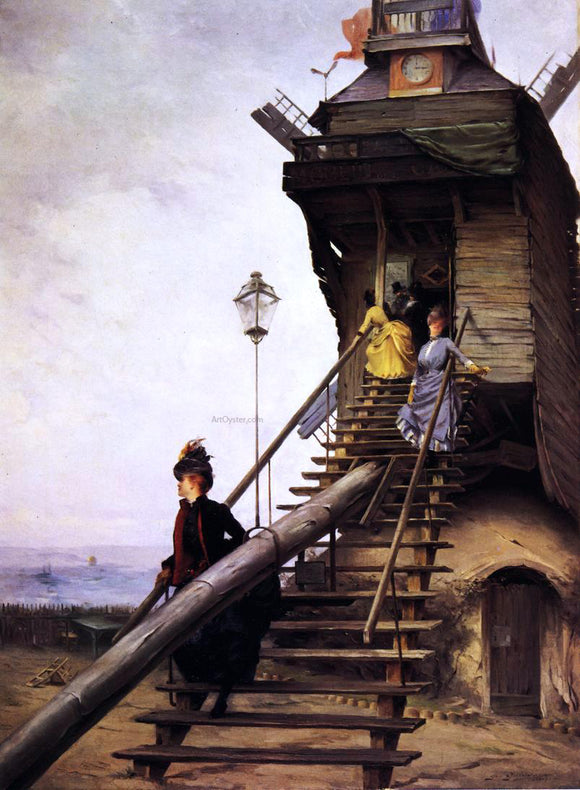  Paul Francois Quinsac Moulin de la Galette - Art Print
