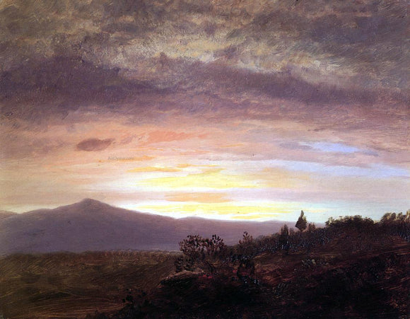  Frederic Edwin Church Mount Katahdin - Art Print