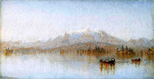  Sanford Robinson Gifford Mount Katahdin from Lake Millinocket - Art Print