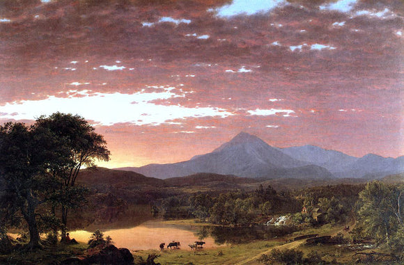 Frederic Edwin Church Mount Ktaadn (also known as Mount Katahdin) - Art Print