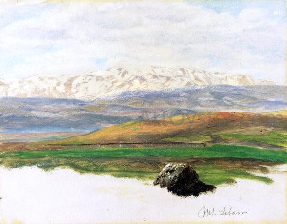  Frederic Edwin Church Mount Lebanon - Art Print