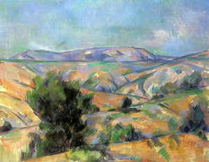  Paul Cezanne Mount Sainte-Victoire Seen from Gardanne - Art Print