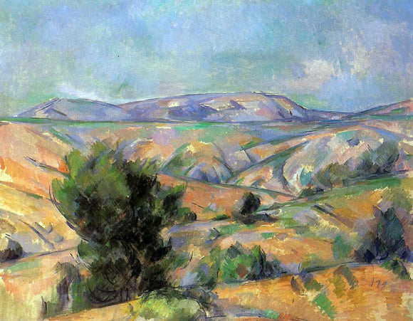  Paul Cezanne Mount Sainte-Victoire Seen from Gardanne - Art Print