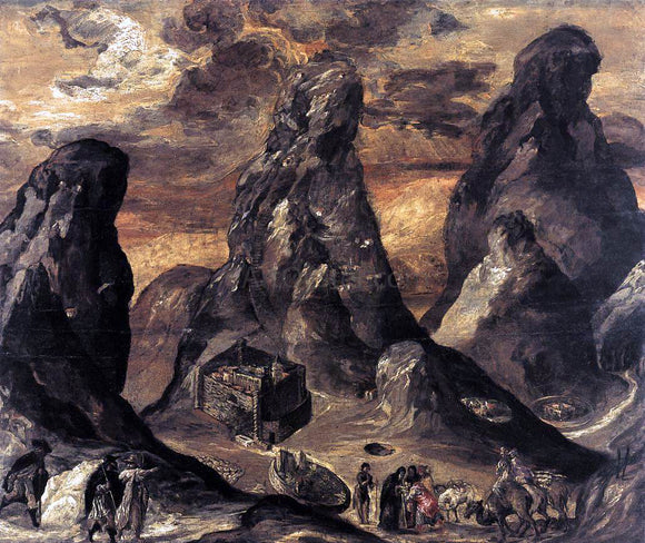  El Greco Mount Sinai - Art Print