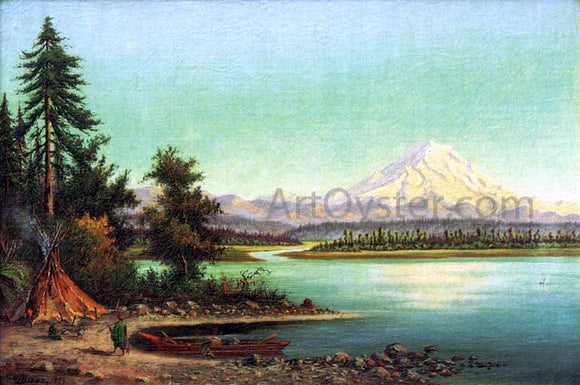  Grafton T Brown Mount Tacoma, Washington Territory - Art Print