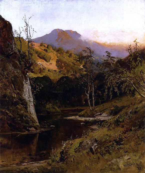  William Keith Mount Tamalpias from Lagunitas Creek - Art Print