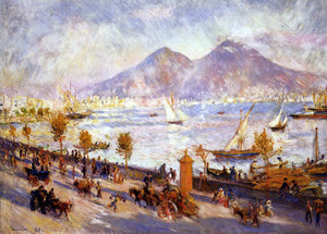  Pierre Auguste Renoir Mount Vesuvius in the Morning - Art Print