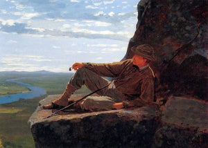  Winslow Homer Mountain Climber Resting - Art Print