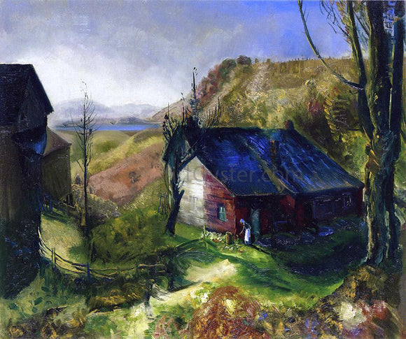  George Wesley Bellows Mountain Farm - Art Print