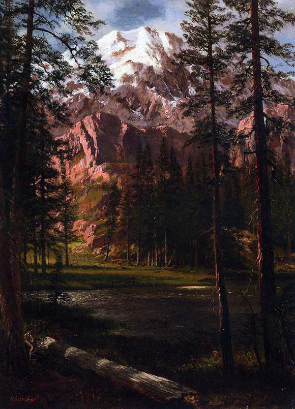  Albert Bierstadt Mountain Lake - Art Print