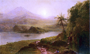  Frederic Edwin Church Mountain Landscape - Art Print