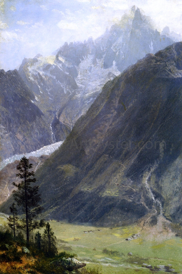  Albert Bierstadt Mountain Landscape - Art Print