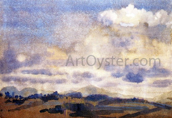  Arthur B Davies Mountain Landscape - Art Print