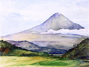  John La Farge Mountain of Fuji-San from Fuji-Kawa - Art Print