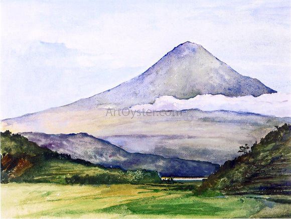  John La Farge Mountain of Fuji-San from Fuji-Kawa - Art Print