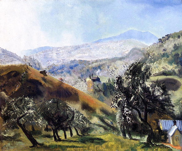  George Wesley Bellows Mountain Orchard - Art Print