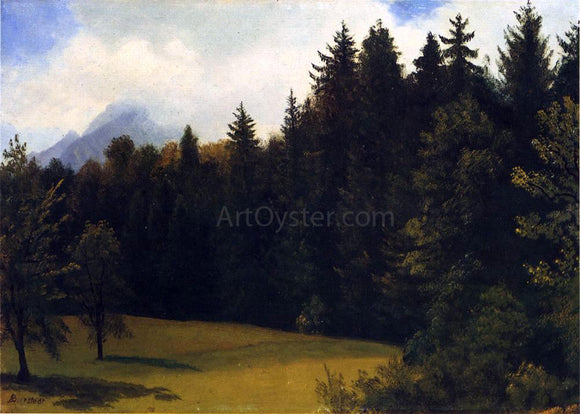  Albert Bierstadt Mountain Resort - Art Print