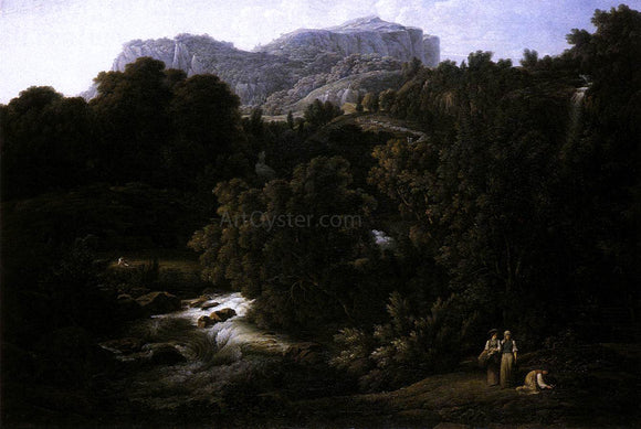  Joseph Anton Koch Mountain Scene - Art Print