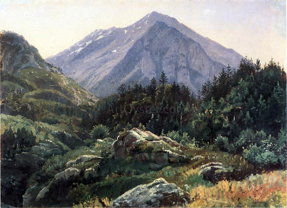  William Stanley Haseltine Mountain Scenery, Switzerland - Art Print