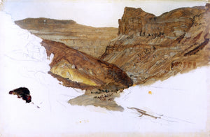  Frederic Edwin Church Mountain Stream, Yemen Valley, Palestine - Art Print