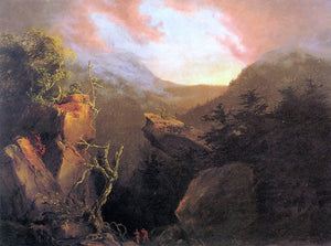  Thomas Cole Mountain Sunrise, Catskill - Art Print