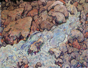  Egon Schiele Mountain Torrent - Art Print