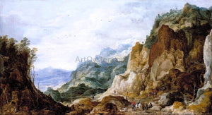  Joos De Momper Mountainous Landscape - Art Print